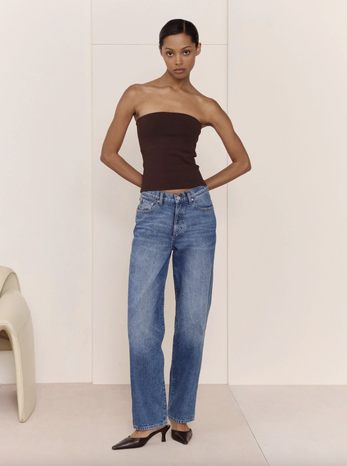 DL1961 Kendall Tapered Straight Jean in Opal Beach - 30'
