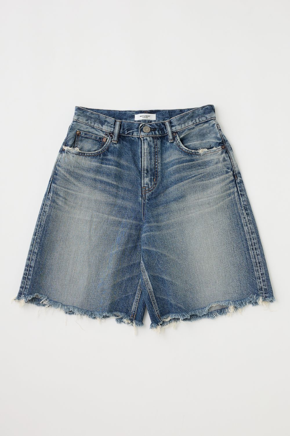Moussy Romford Bermuda Short, Color: Blue, Size: 25