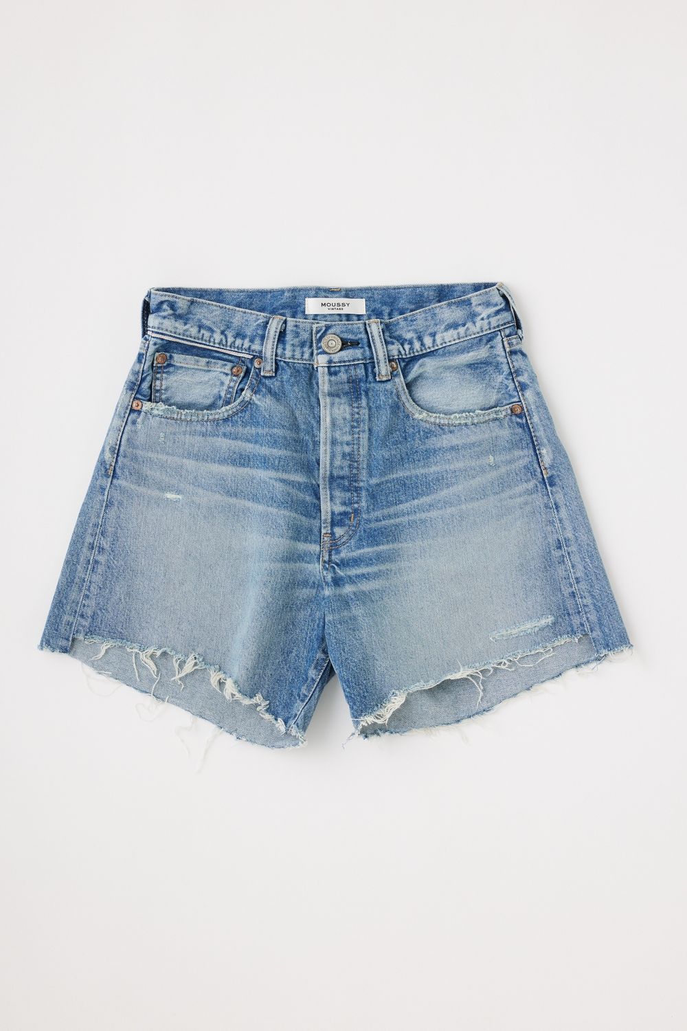 Moussy Graterford Long Short, Color: Blue, Size: 24