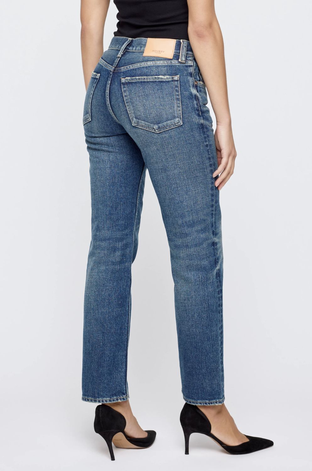 Moussy Hadley Straight Low