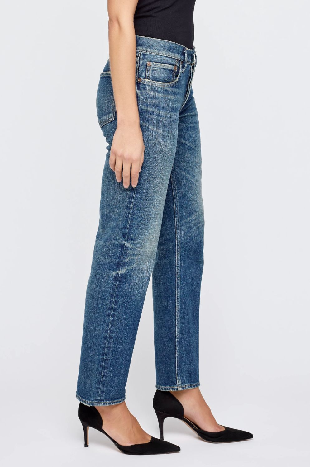 Moussy Hadley Straight Low