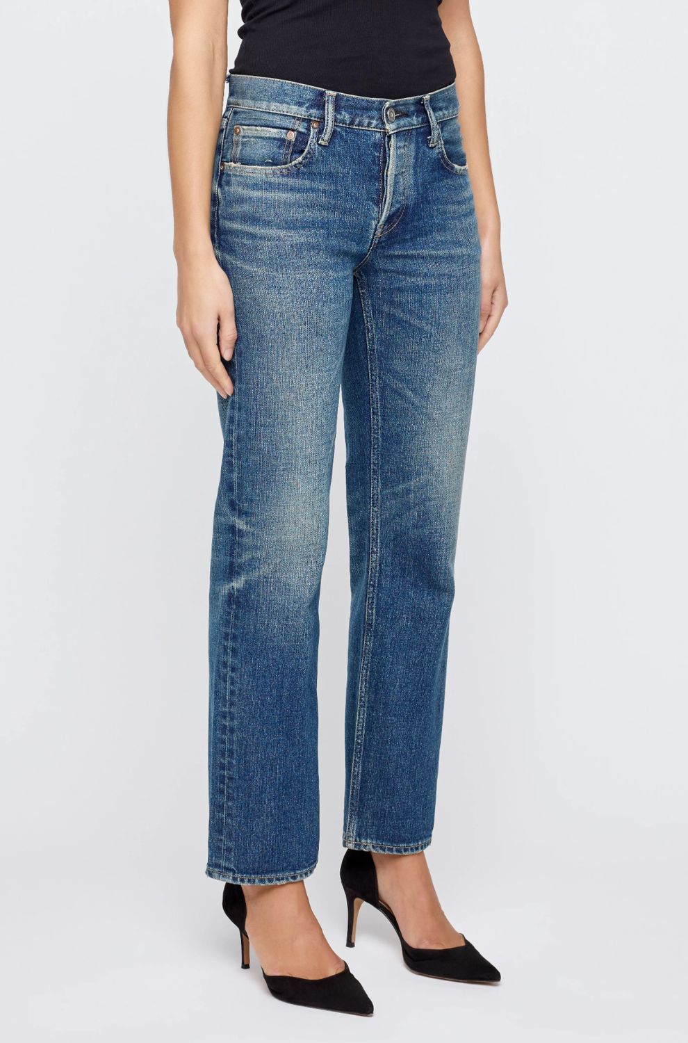 Moussy Hadley Straight Low