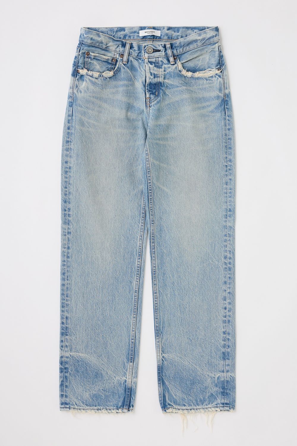 Moussy Wildwood Straight Low Jean, Color: Lt. Blue, Size: 25