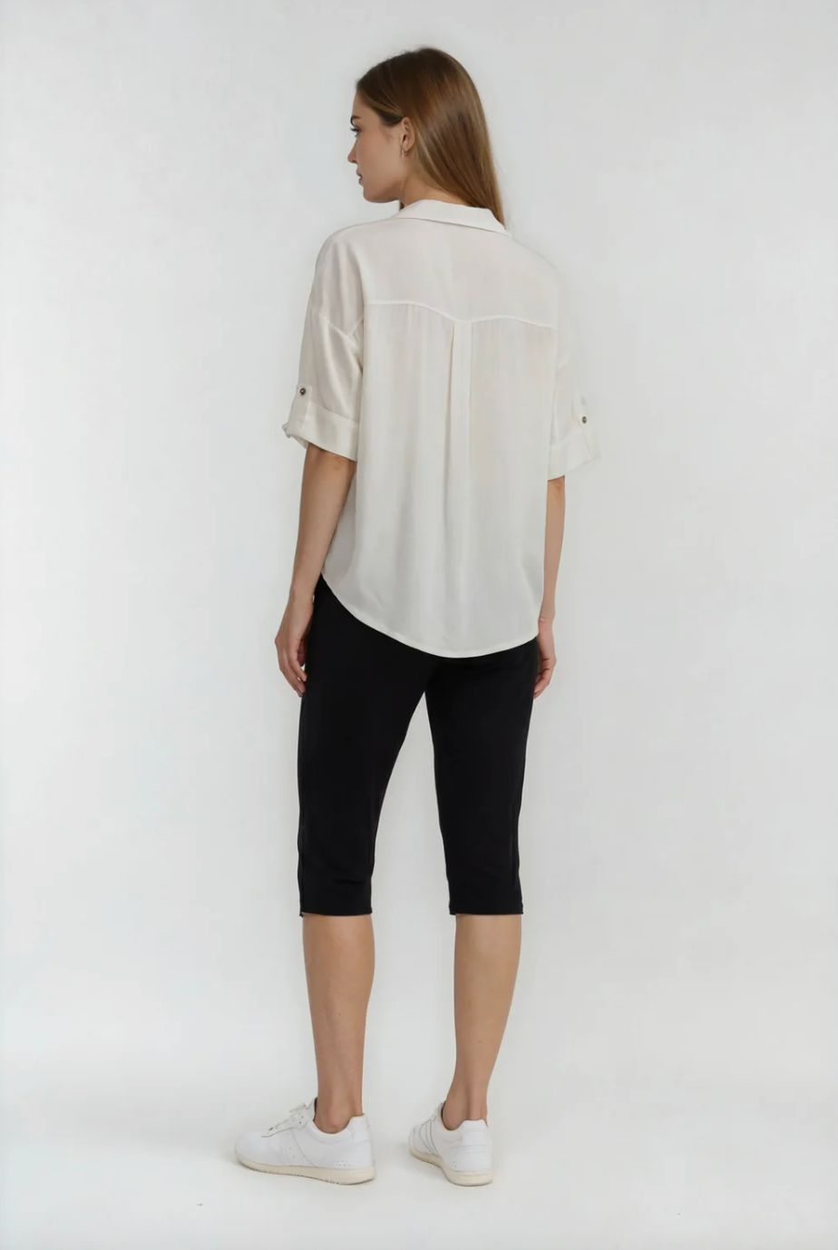 Marrakech Liberty Stretch Poplin Cropped Drawstring Pant