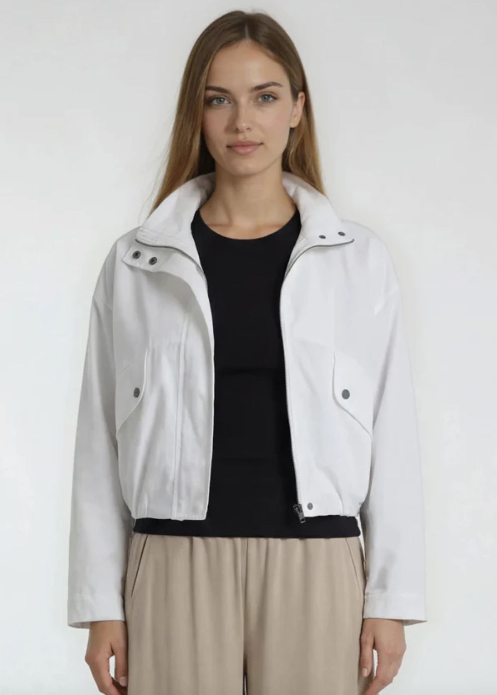 Marrakech Mercer Stretch Poplin Flight Jacket