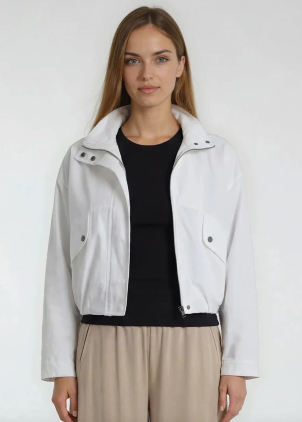Marrakech Mercer Stretch Poplin Flight Jacket