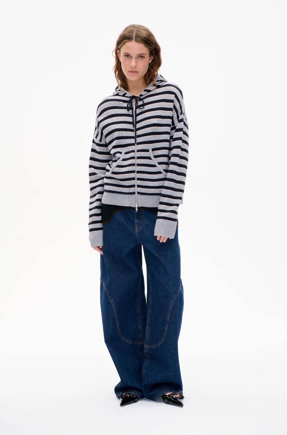 Baum Und Pferdgarten Calley Stripe Zip Cardigan