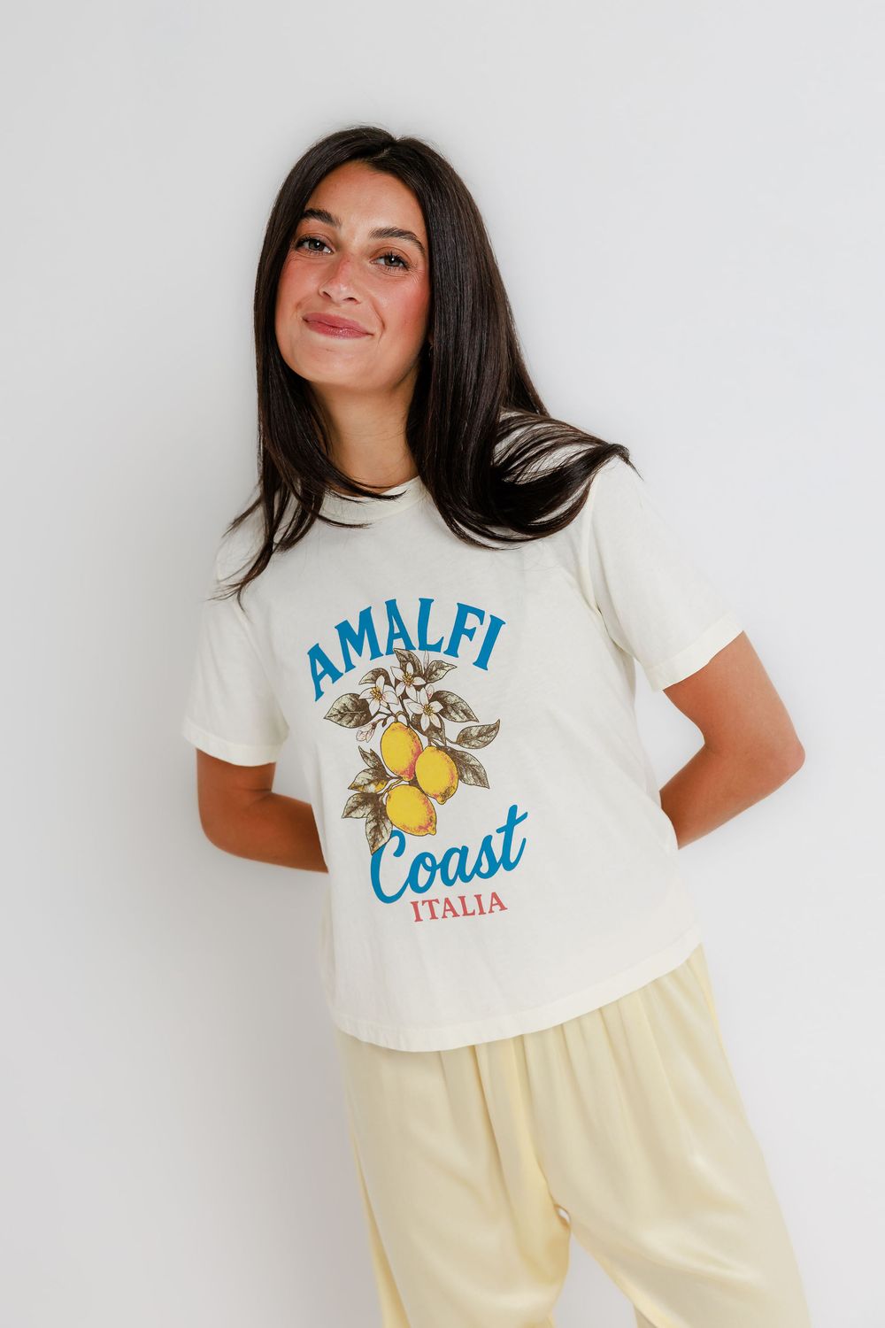 Sunny Somewhere Amalfi Coast, Color: Off White, Size: XS