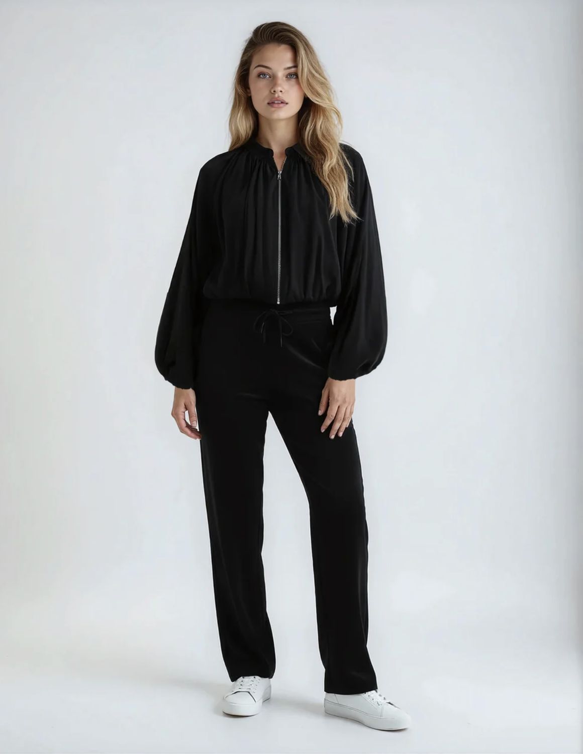 Marrakech Chrystie Draped Stretch Cupro Jacket