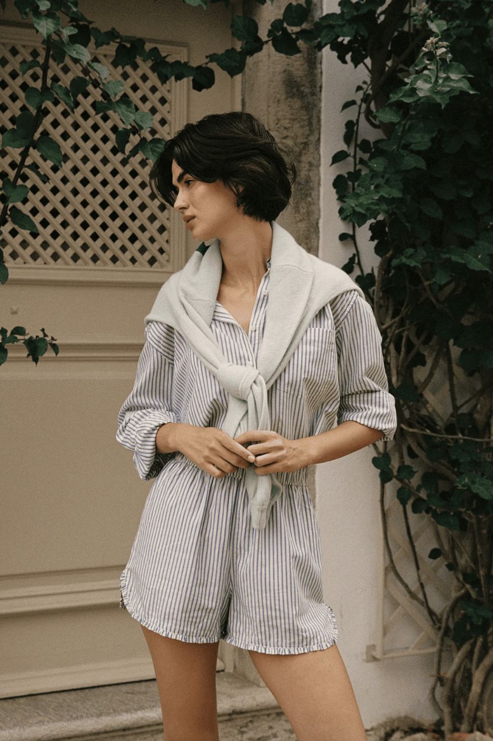 Trovata Lucille Short Seaside Stripe