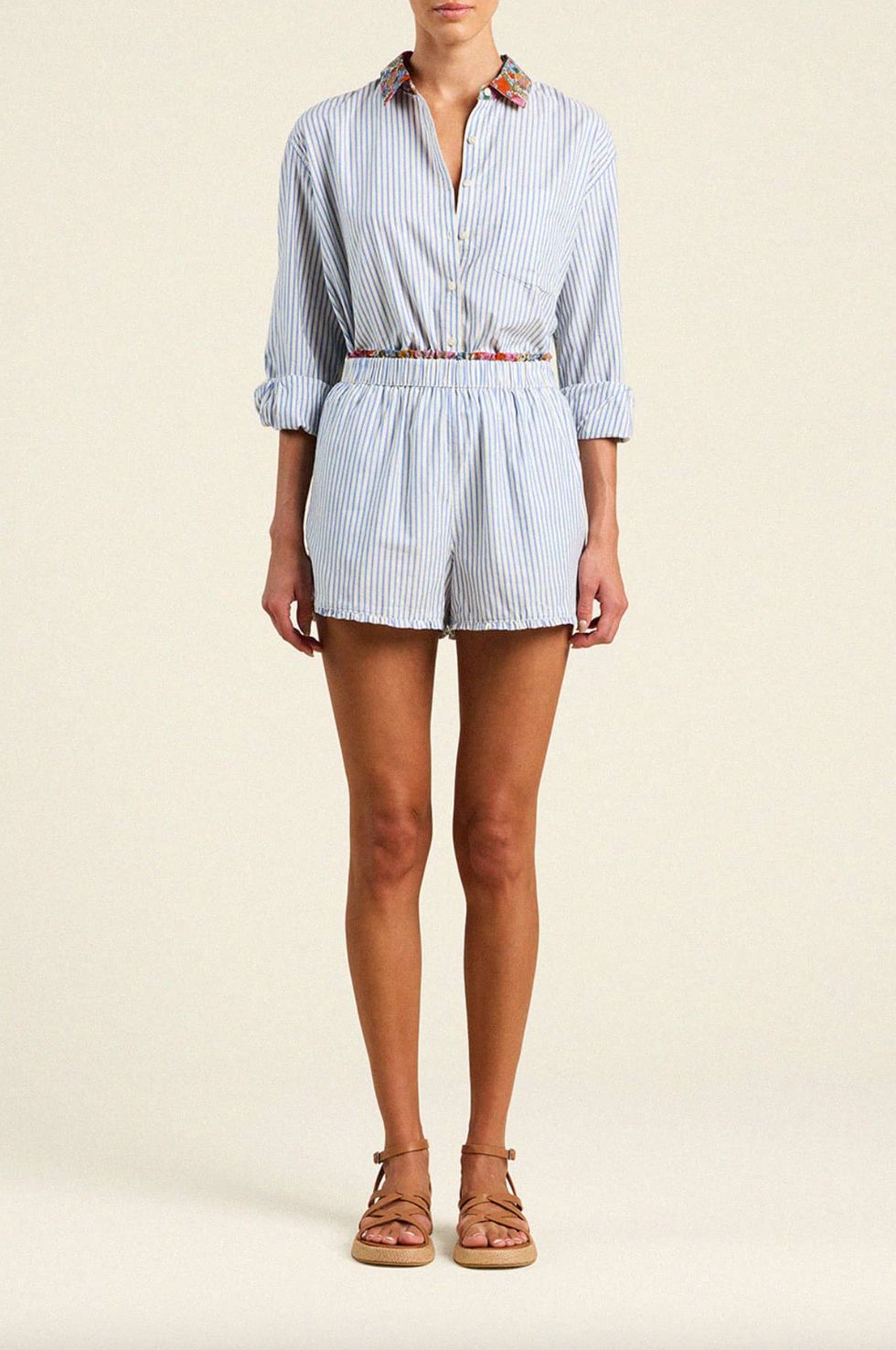 Trovata Lucille Short Seaside Stripe