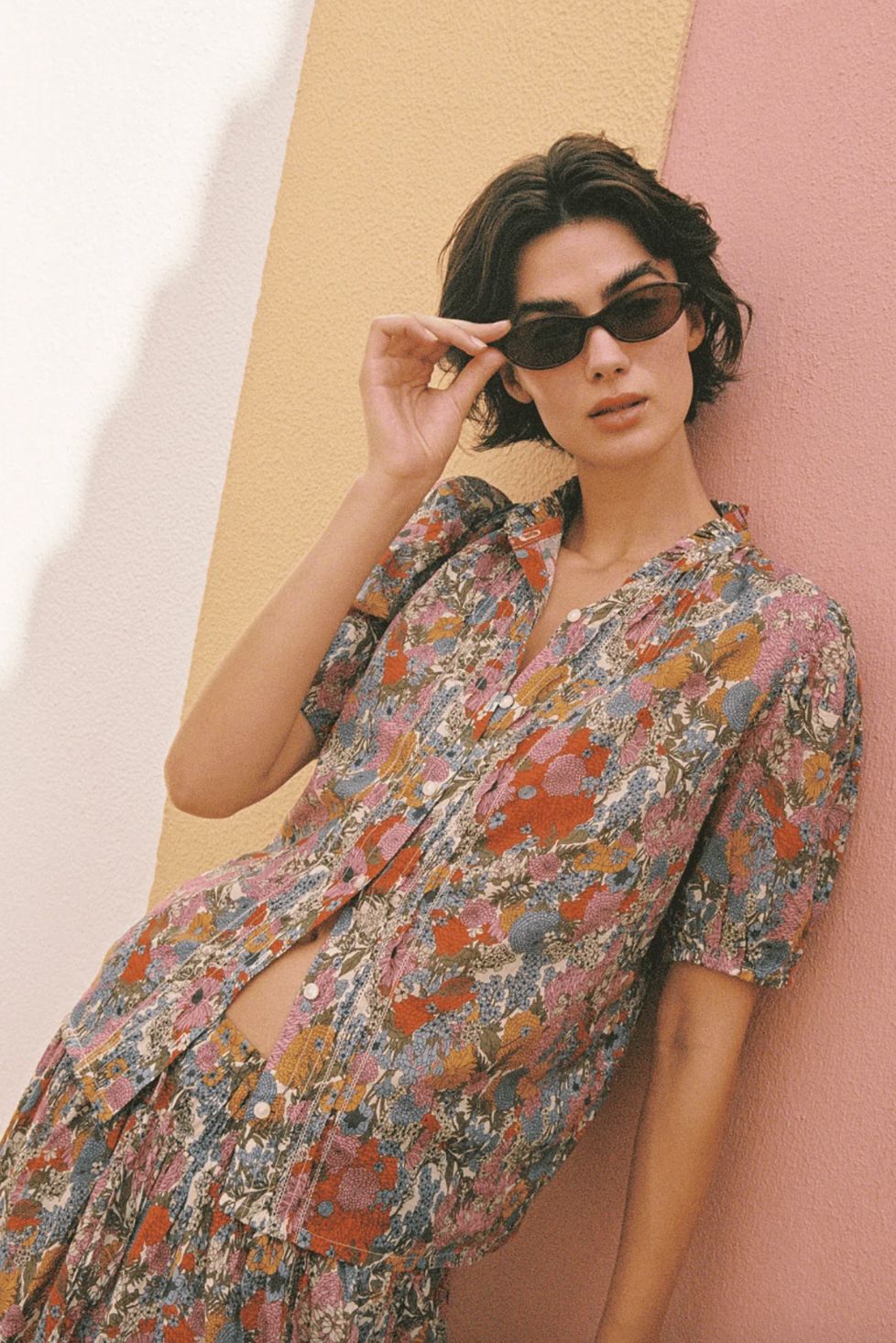 Trovata Mira Blouse in Delicate Tilia