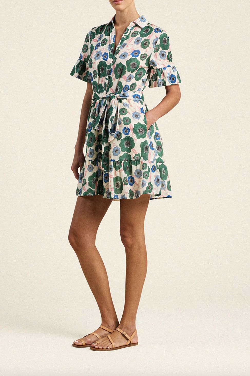 Trovata Martinique Dress in Greenhouse Bloom