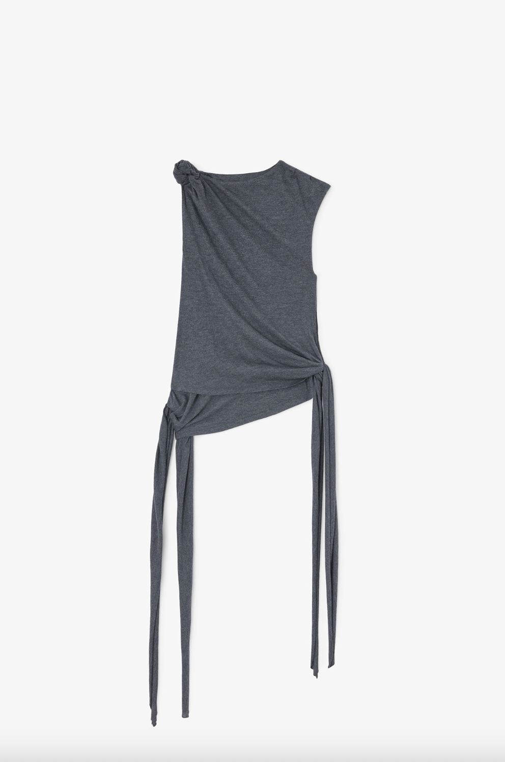 Ganni Modal Jersey Draped Knot