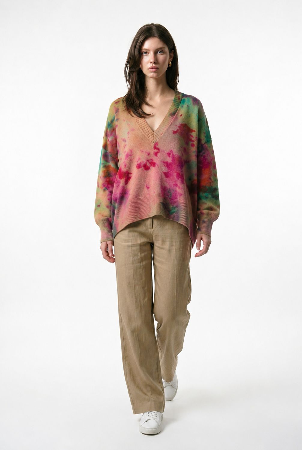 Love Tanjane Boyfriend V-Neck Merino Sweater
