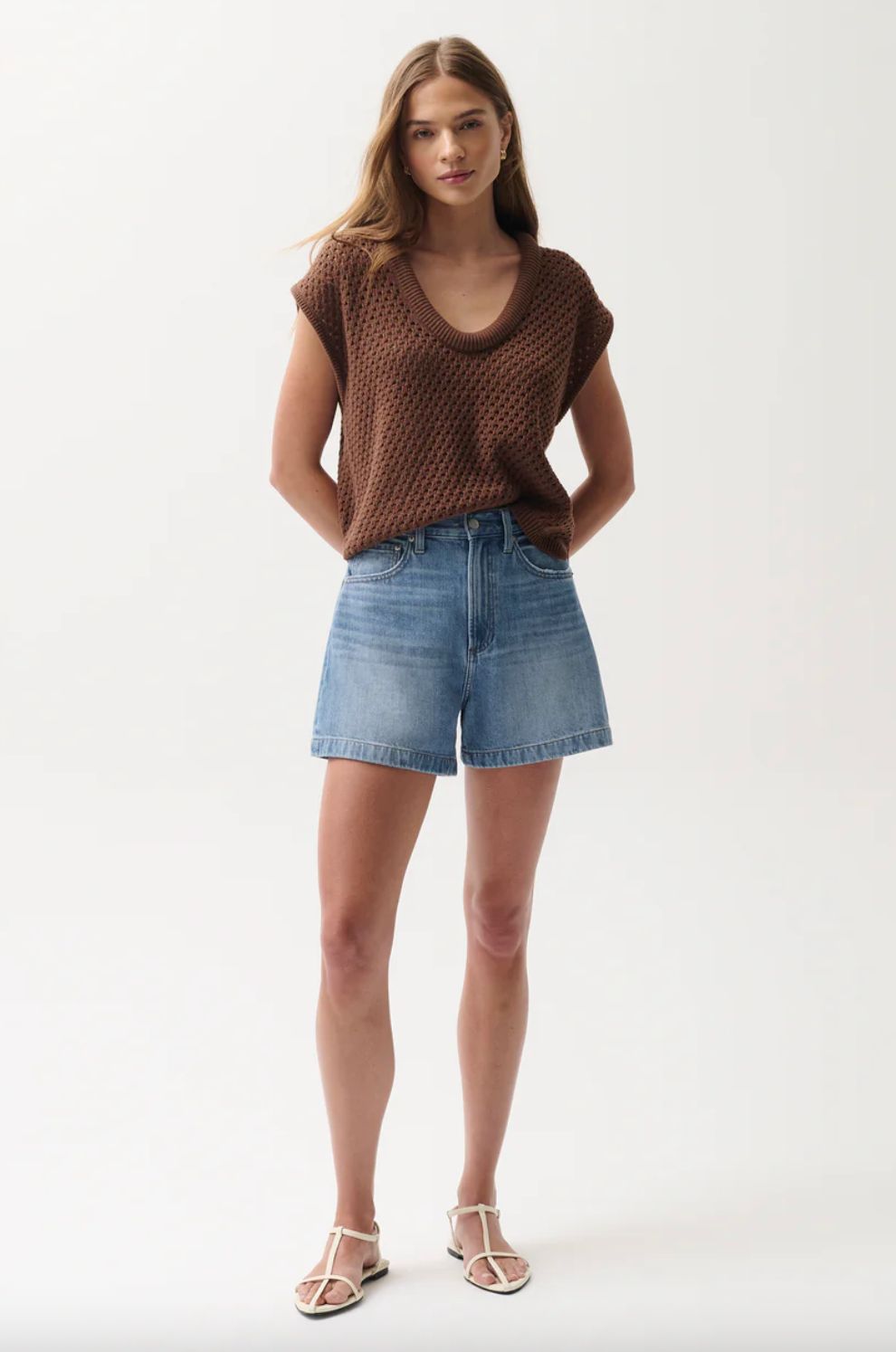Pistola Saige Jean Short in Sail Away