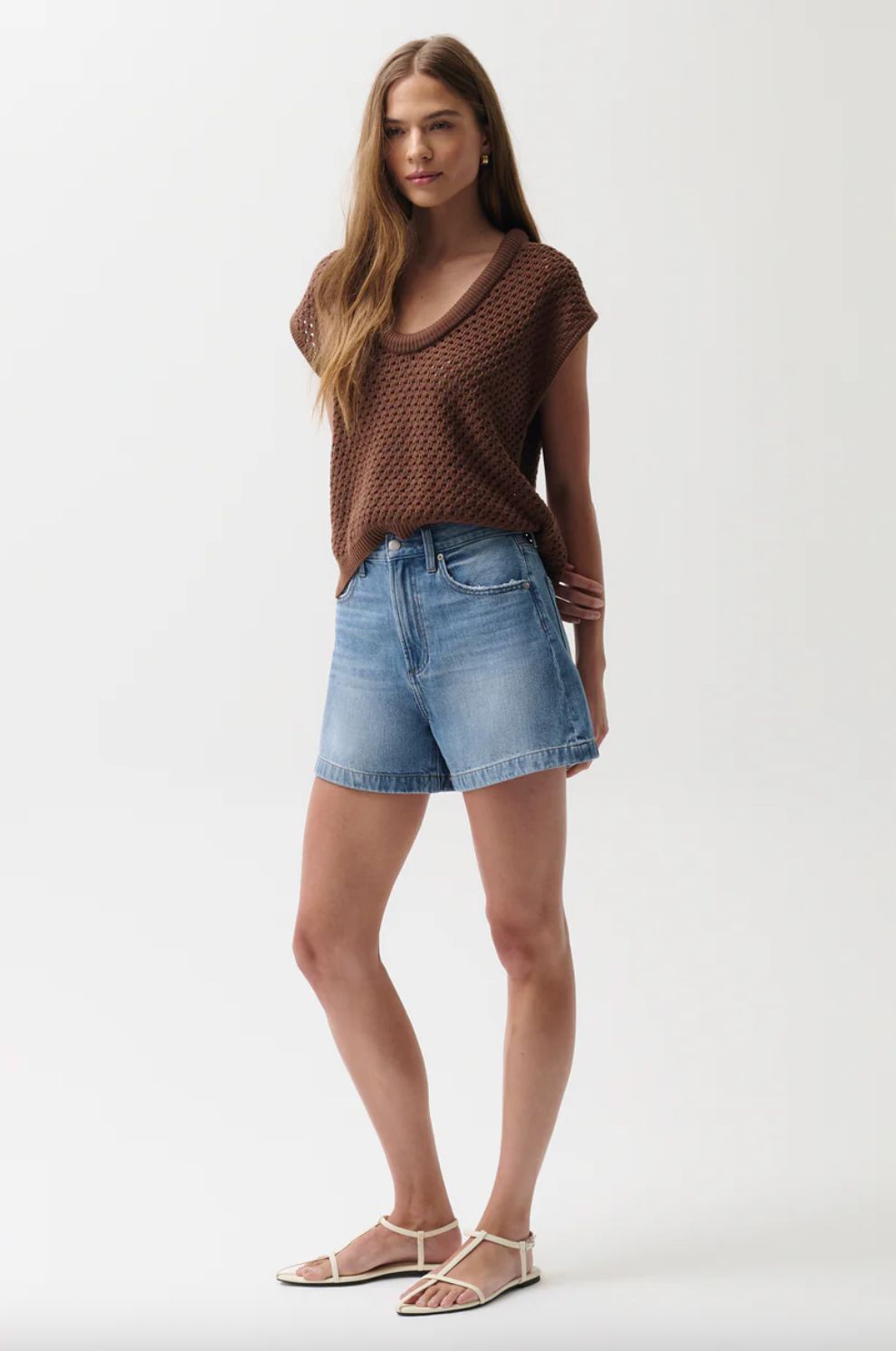 Pistola Saige Jean Short in Sail Away