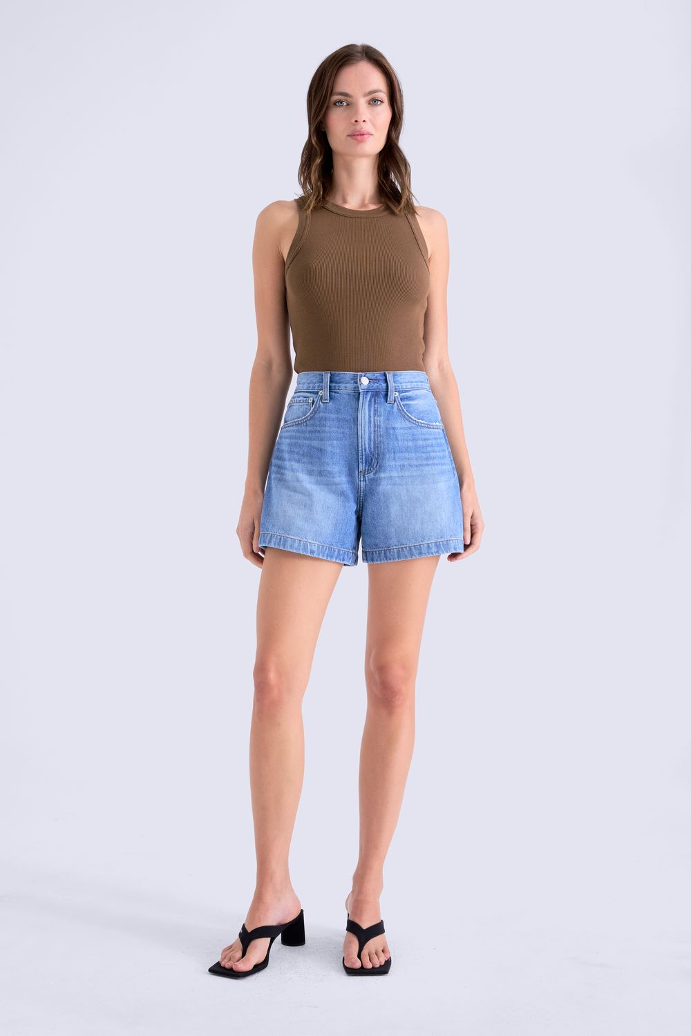 Pistola Saige Jean Short in Sail Away, Color: Sail Away, Size: 25