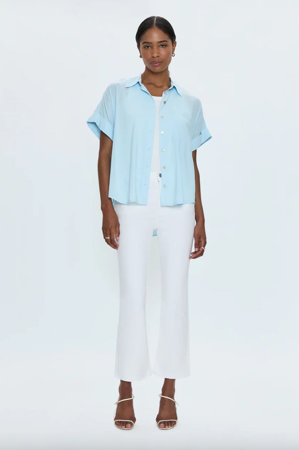 Pistola Lennon Jean in Vivid White