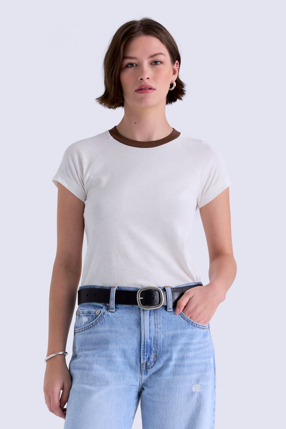 Pistola Ryn Soft White Tee, Color: Soft White, Size: XS