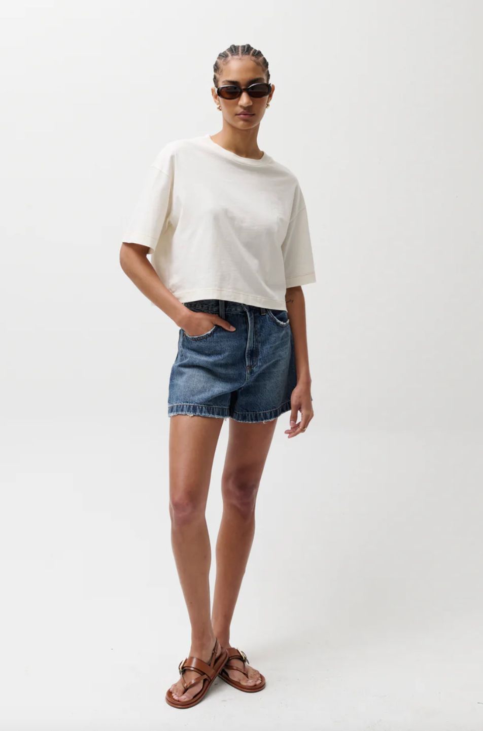 Pistola Saige Short in Wishbone