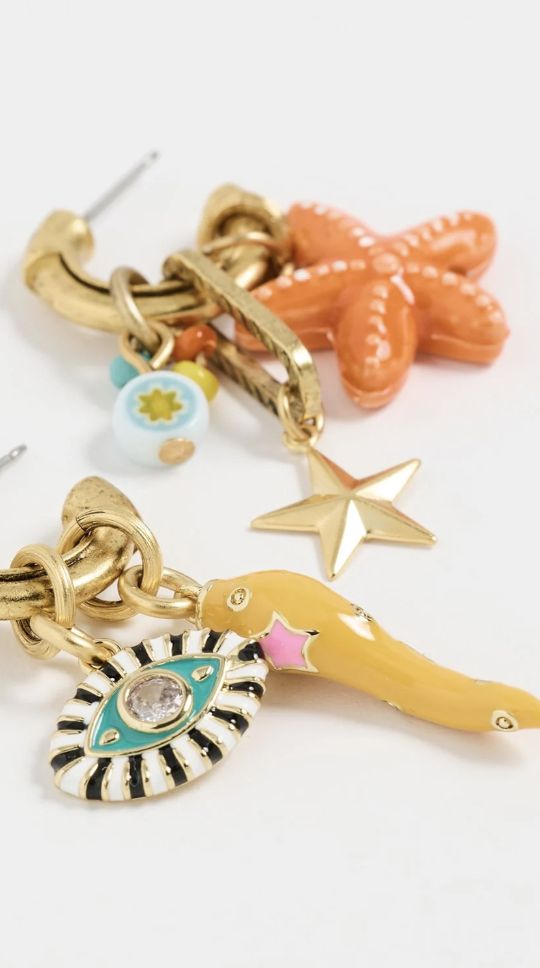 Elizabeth Cole Staryu Earrings