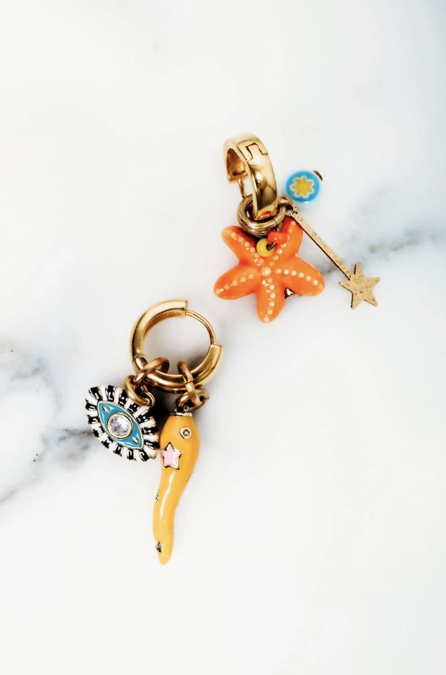 Elizabeth Cole Staryu Earrings