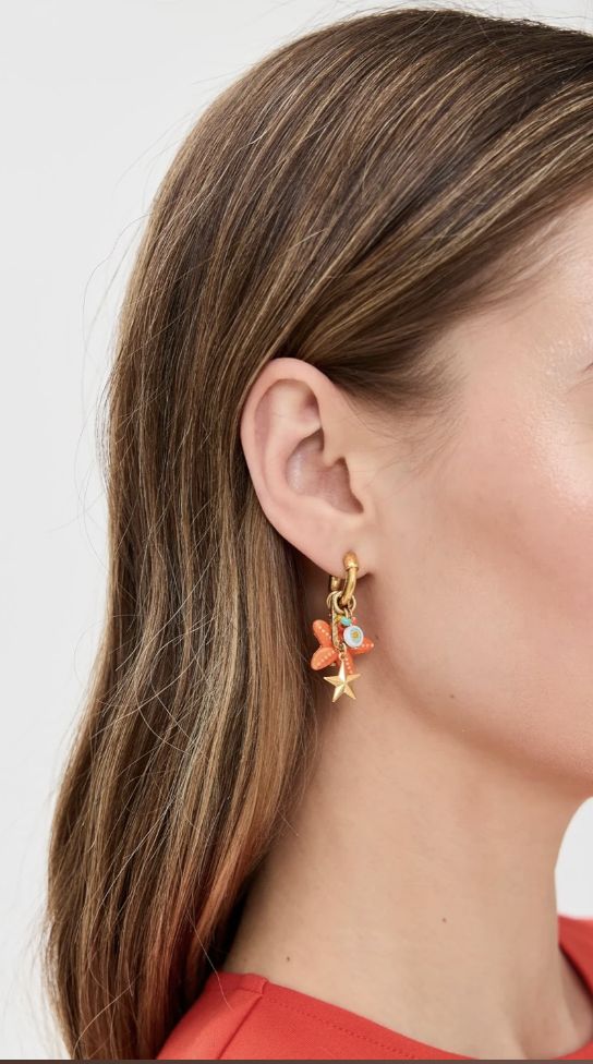 Elizabeth Cole Staryu Earrings