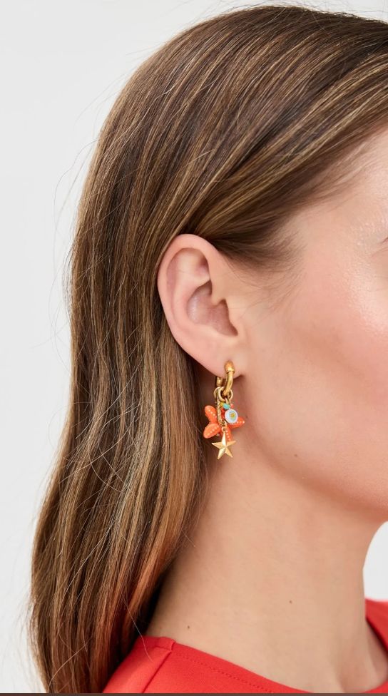 Elizabeth Cole Staryu Earrings
