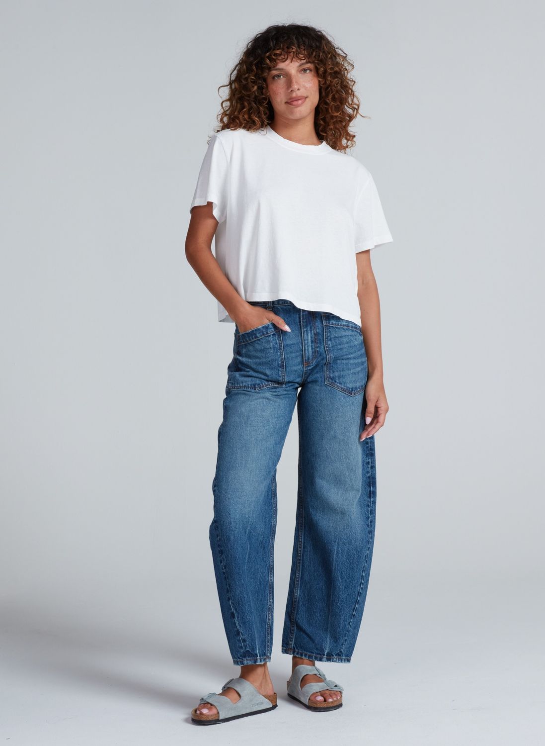 ASKK NY Twisted Barrel Jean, Color: Gunnison, Size: 24