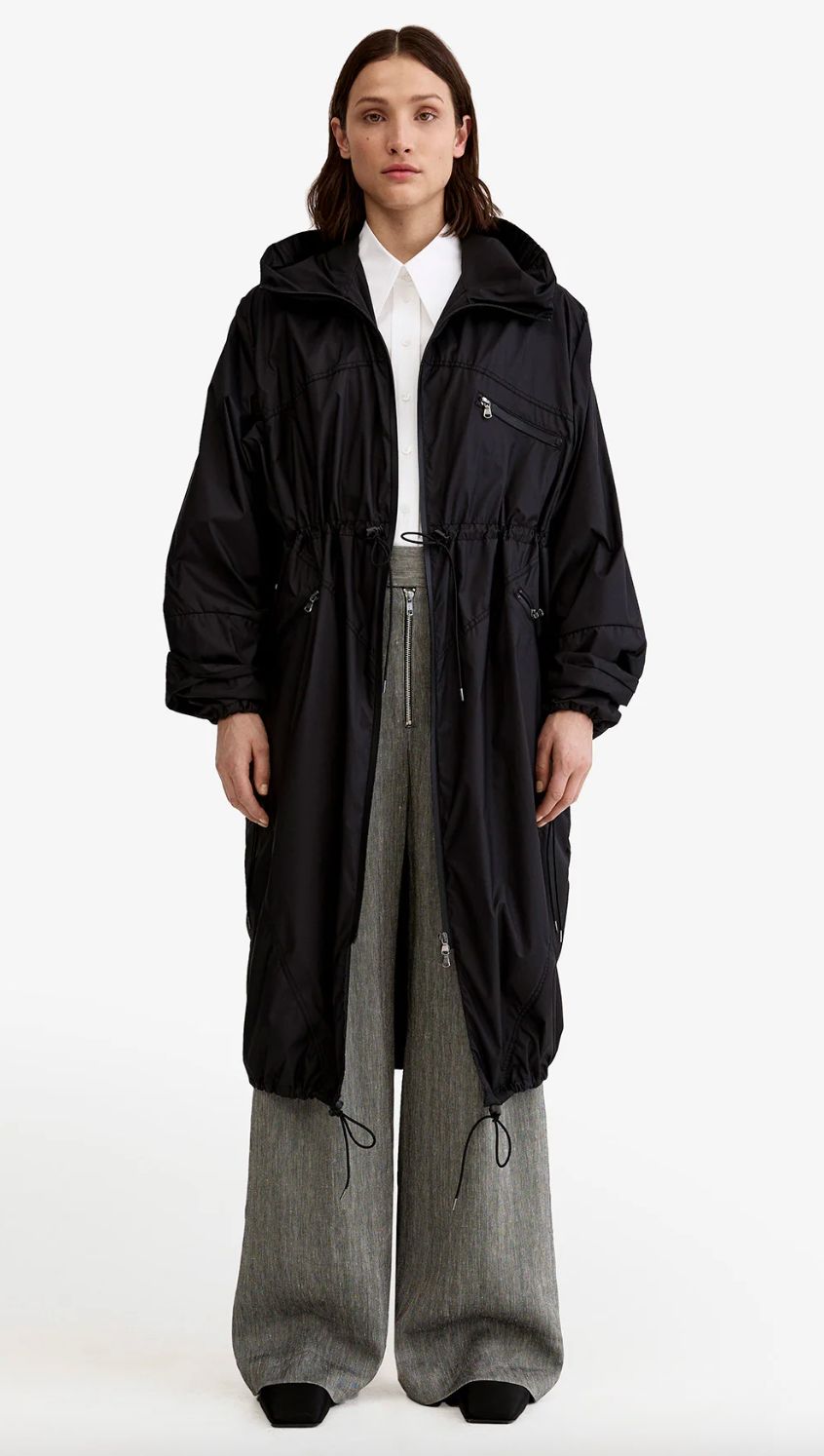 Smythe Drawstring Rain Shell