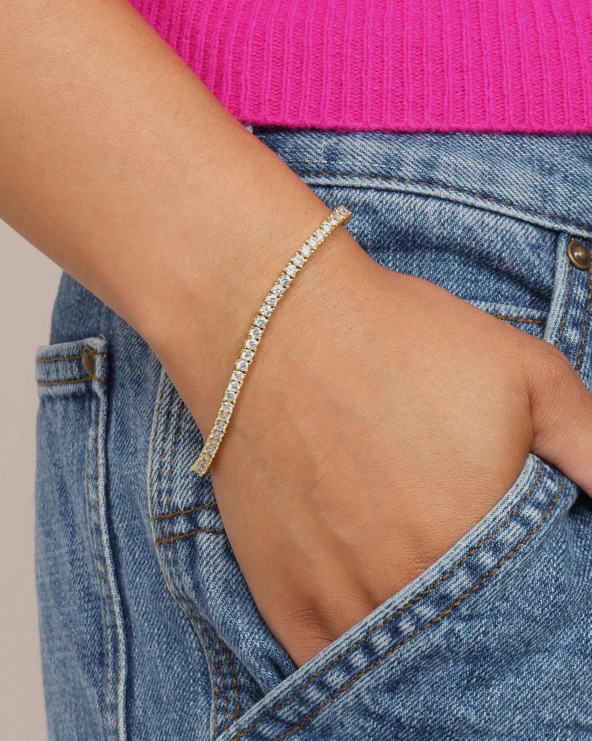 Melinda Maria Heiress Tennis Bracelet