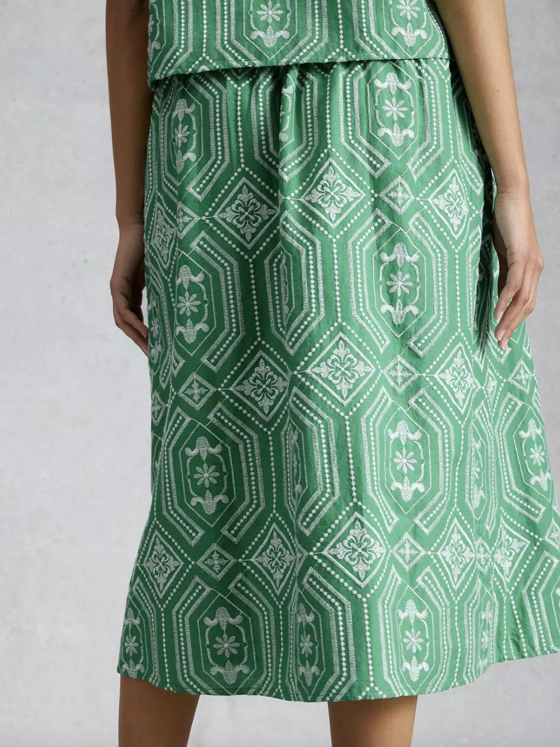 White Stuff Hallie Embroidered Skirt