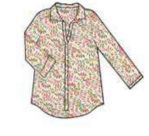 White Stuff Annie Jersey Shirt in Ivory, Color: Ivory Multi, Size: 4