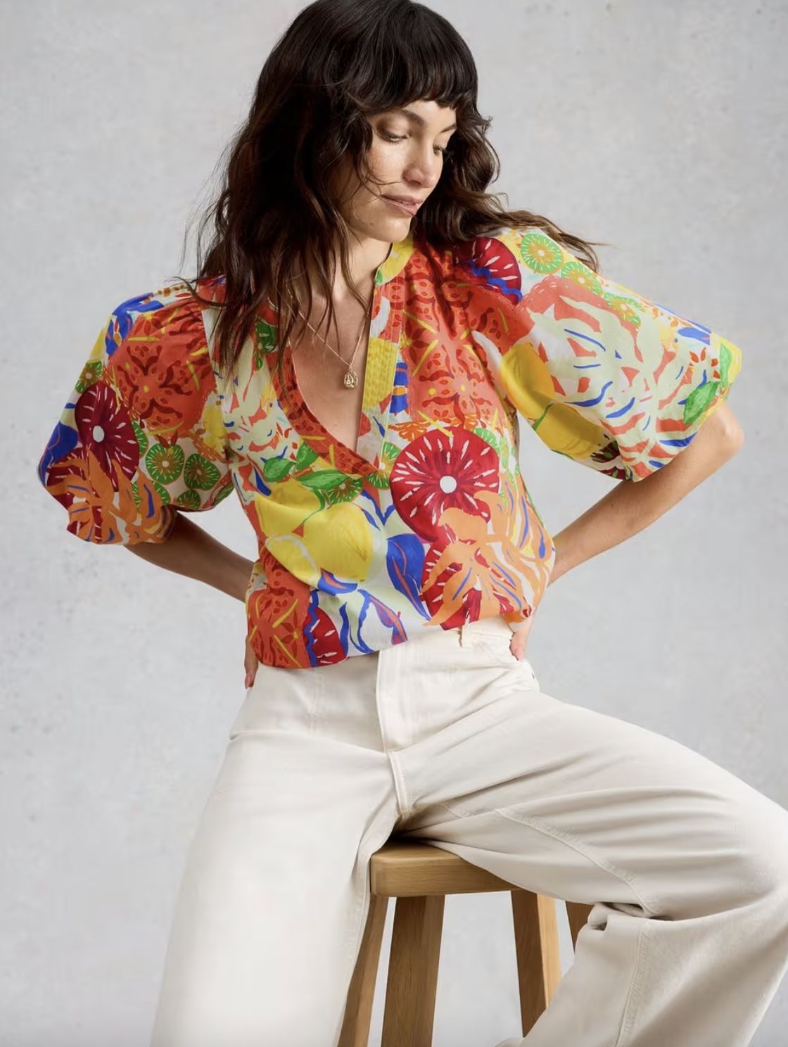 White Stuff Bex Cotton Top