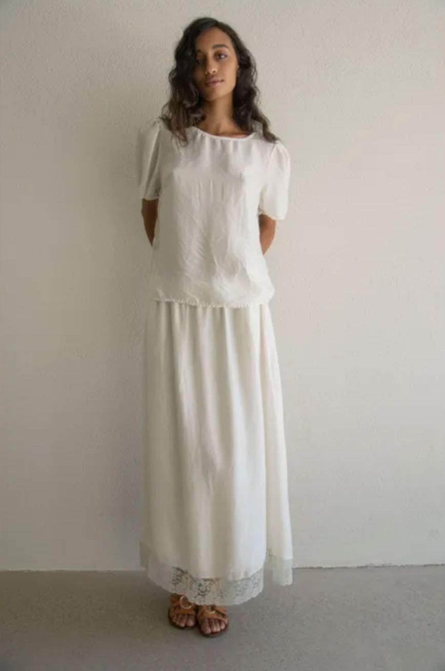 The Avant La Fille Lace Skirt