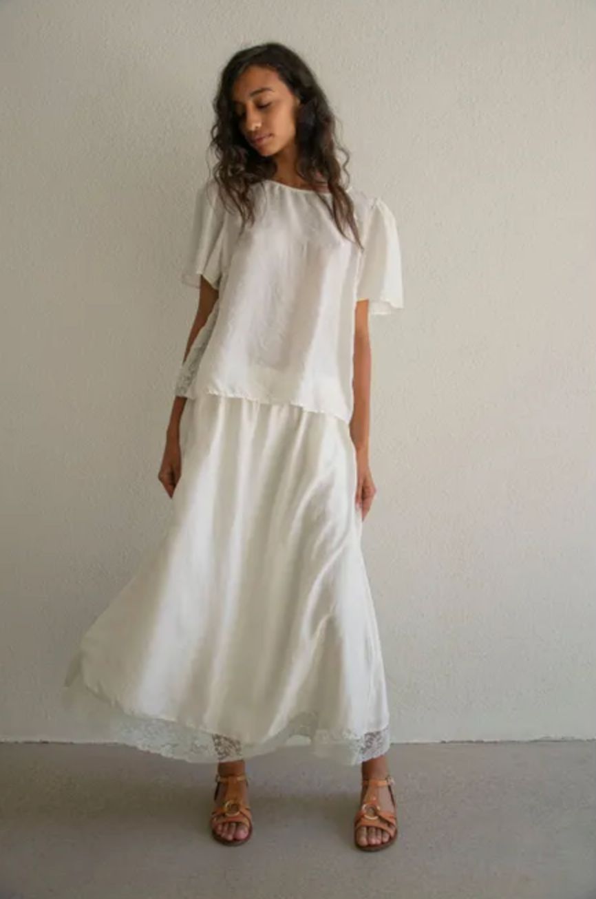 The Avant La Fille Lace Skirt