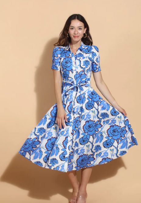Jessie Liu Floral Print Dress