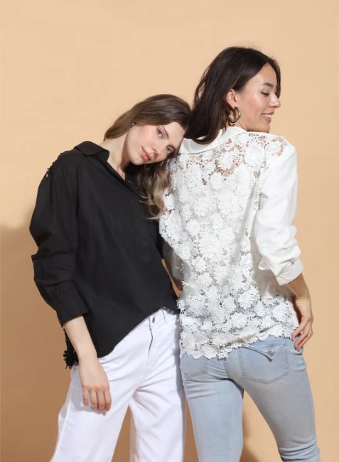 Jessie Lui Lace Back Shirt
