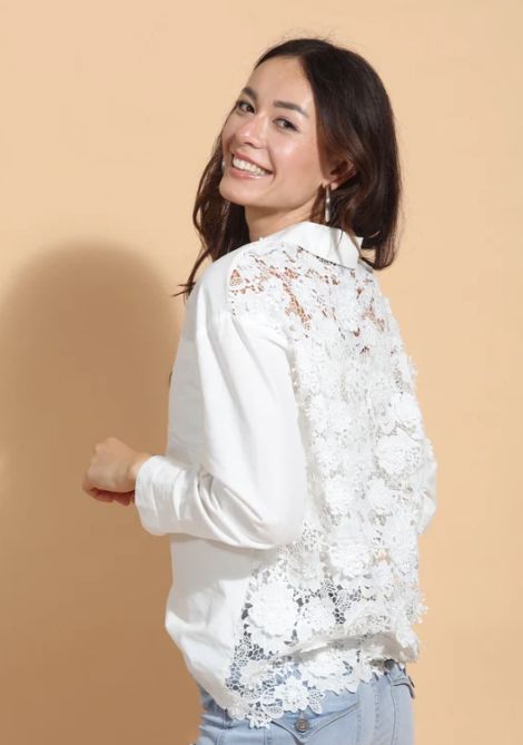 Jessie Lui Lace Back Shirt