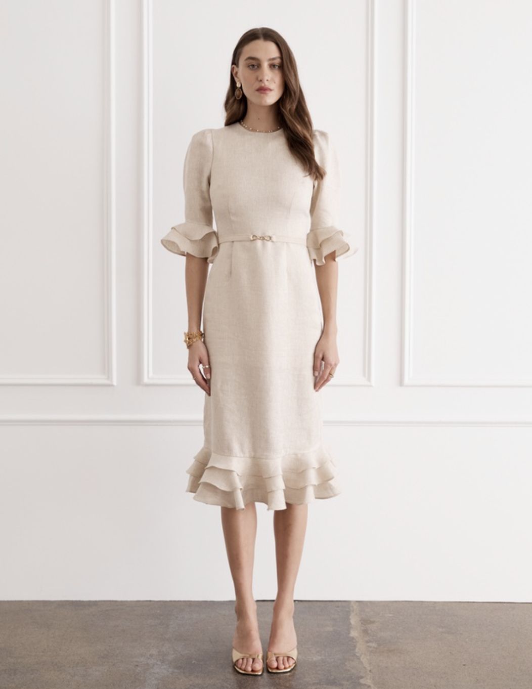 Aqua Blu Bec Midi Dress