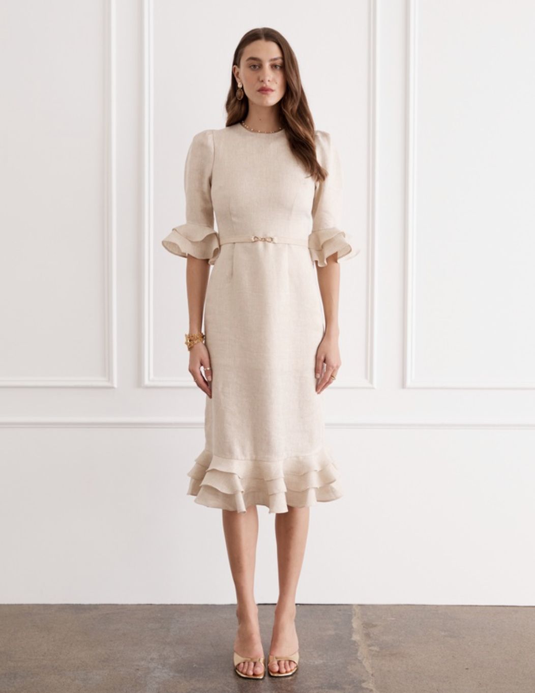 Aqua Blu Bec Midi Dress