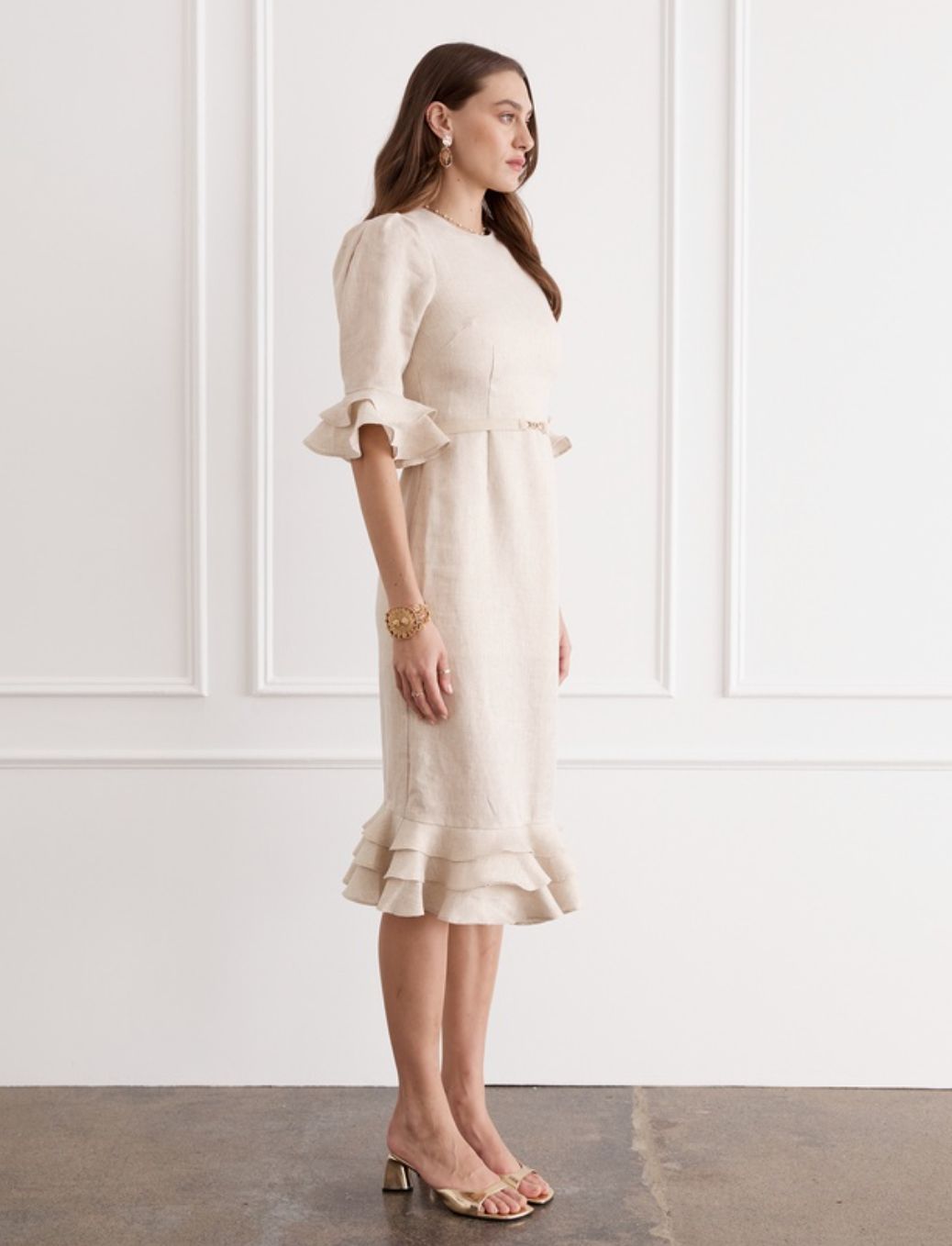 Aqua Blu Bec Midi Dress