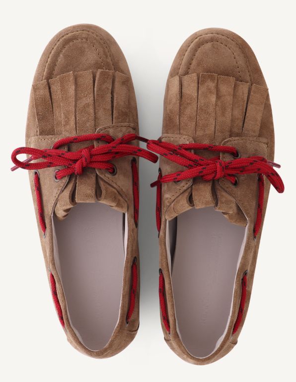 Kennel &amp; Schmenger Kilty Red Lace Moccasin