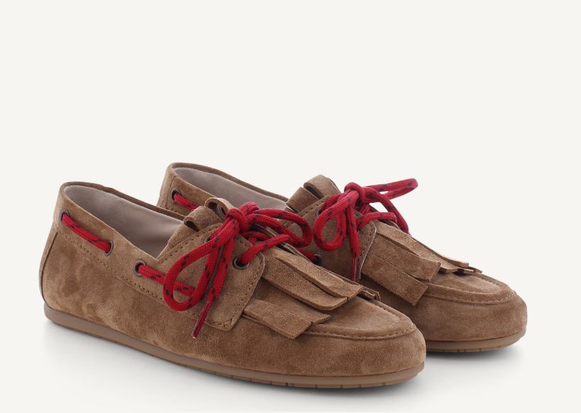 Kennel &amp; Schmenger Kilty Red Lace Moccasin