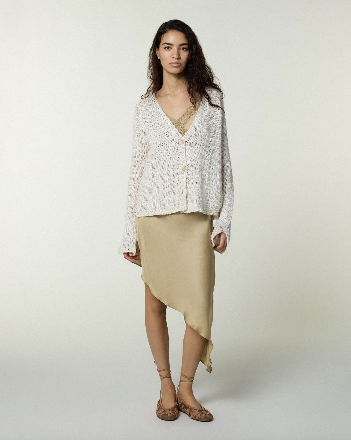 Scaglione Linen Cardigan