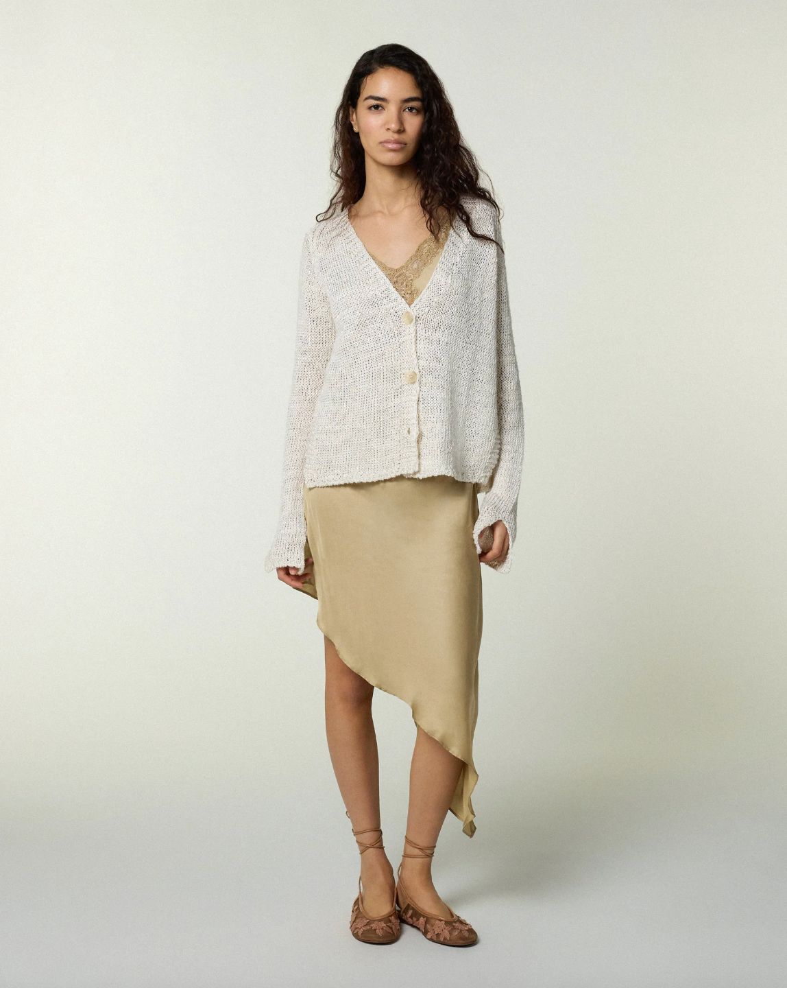Scaglione Linen Cardigan