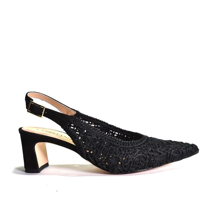 Cordani Nikole Slingbacks in Black