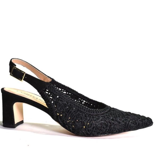 Cordani Nikole Slingbacks in Black, Color: Black, Size: 36