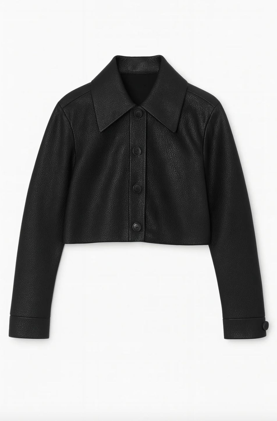 Saint Art Lomand Crinkle Leather Jacket